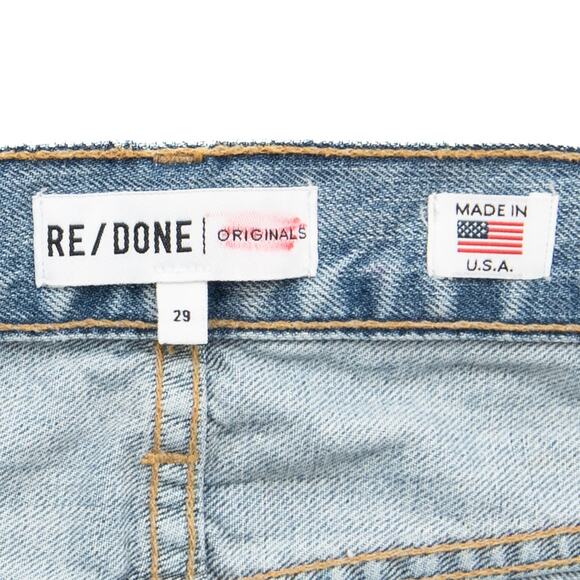 Revolve Re/Done Originals Low Rise Light Repair Skinny Size 29 - Picture 6 of 15